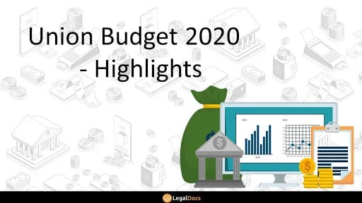 Budget 2020 Highlights - Key Takeaways from Union Budget 2020